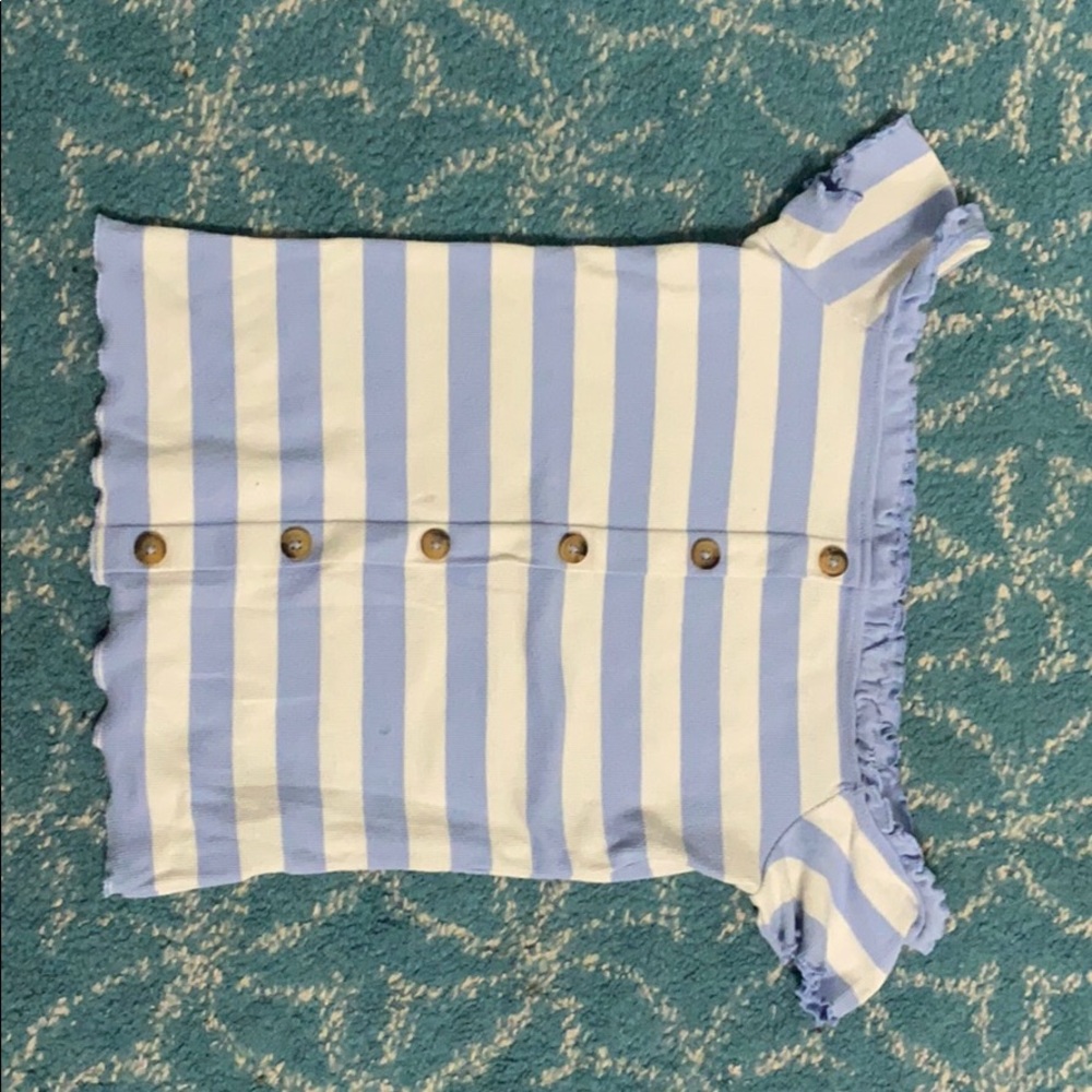baby blue button top from aeropostale, size M